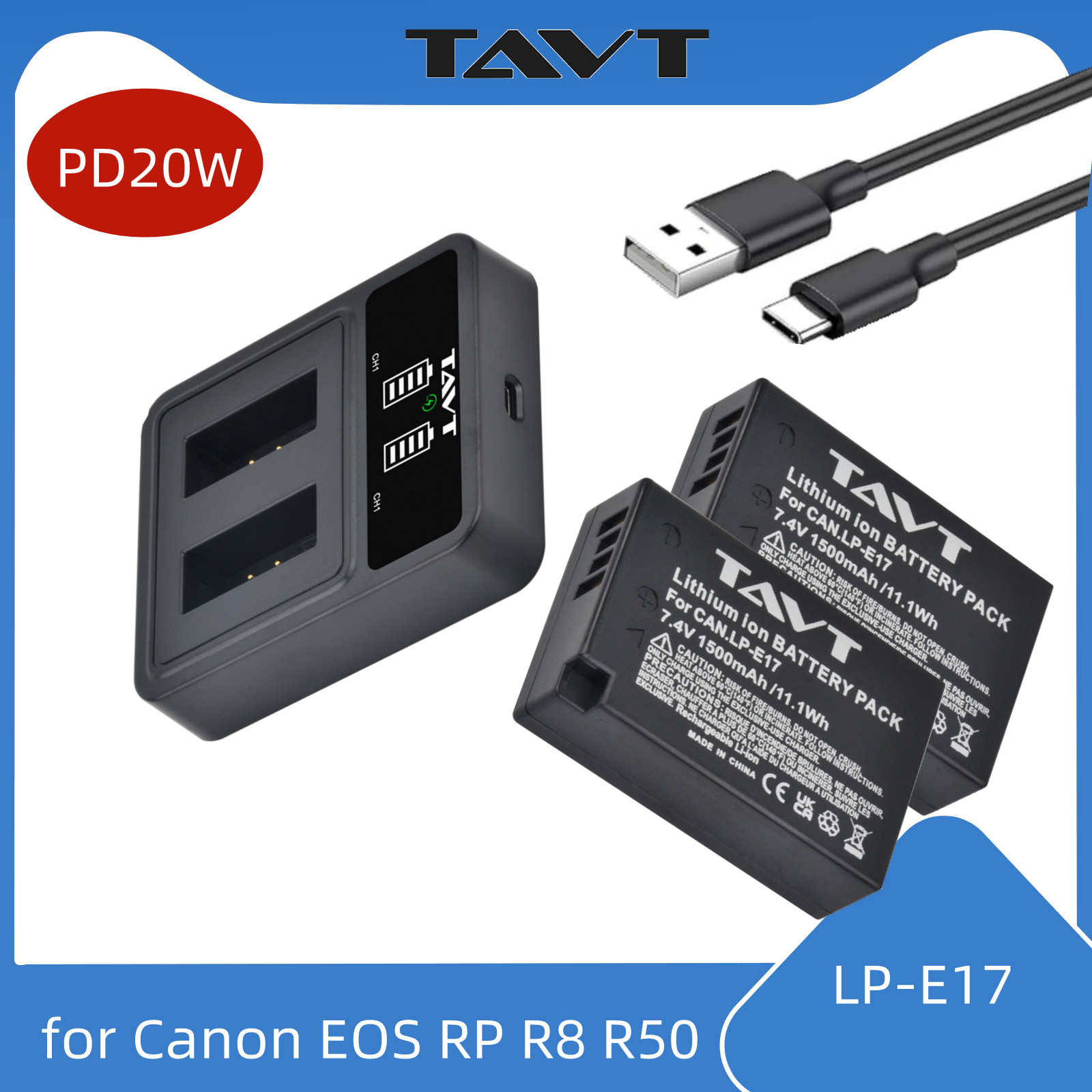 Canon Camera Eos R50 - Batterie d'appareil photo LP-E17 LPE17 LP