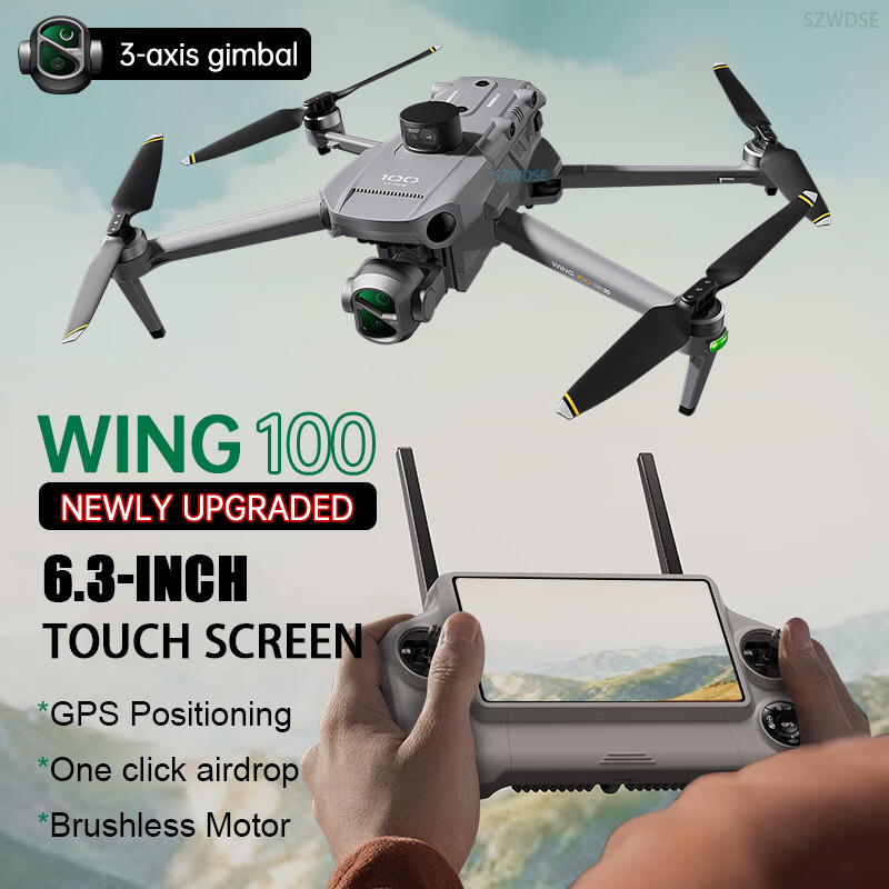 Drone Gimbal 3 Axis - Drone GPS 2026 Wing 100, cardan