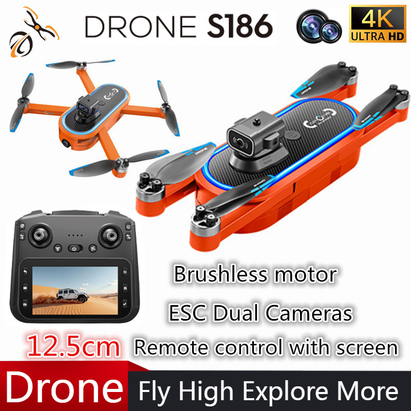 2025 S186 Drone professionnel  - Drone Gimbal 2 Axis avis et prix
