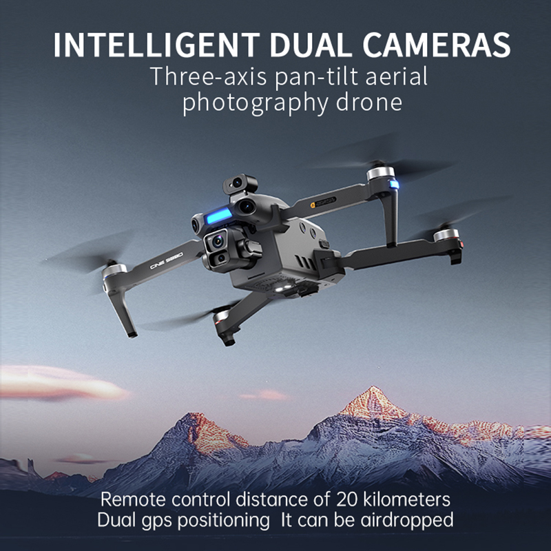 Nouveau drone 8K à double camé - Drone Gimbal 3 Axis avis et prix