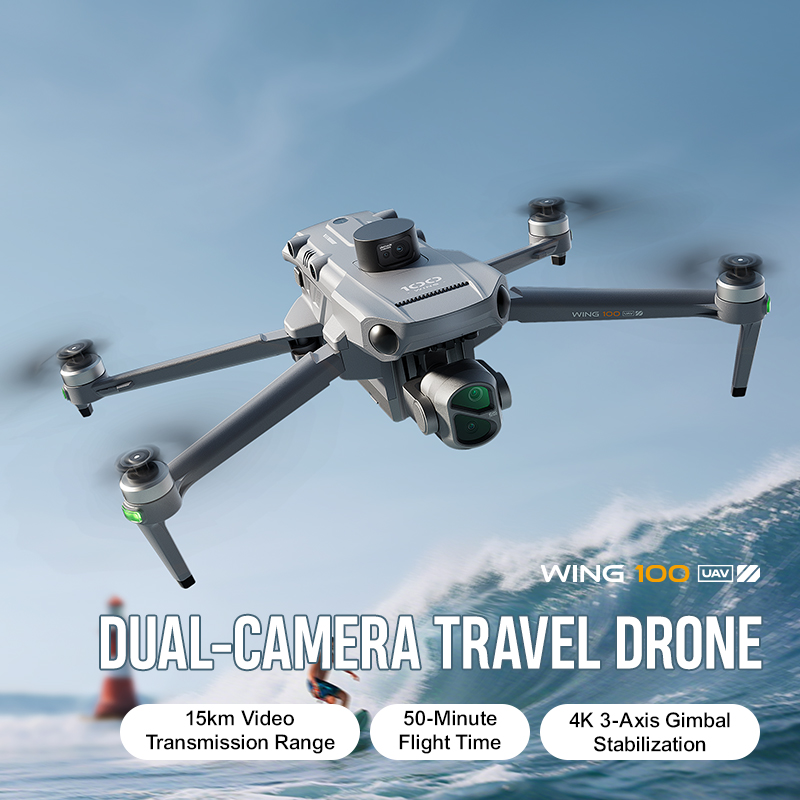 Drone GPS 2026 Wing 100, carda - Drone Gimbal 3 Axis avis et prix