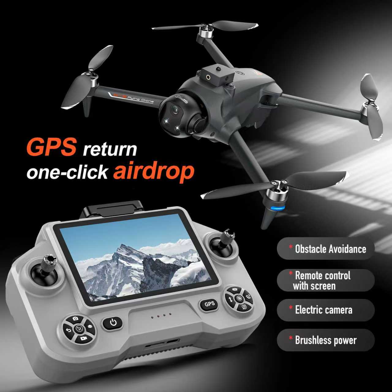 Drone Quadricoptère FPV GPS YL - Drone Gimbal 2 Axis avis et prix